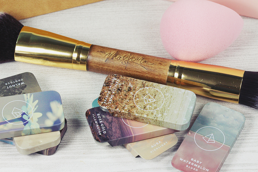 Maskcara Beauty launches new product line Maskcara blush brush and highlighting creams
