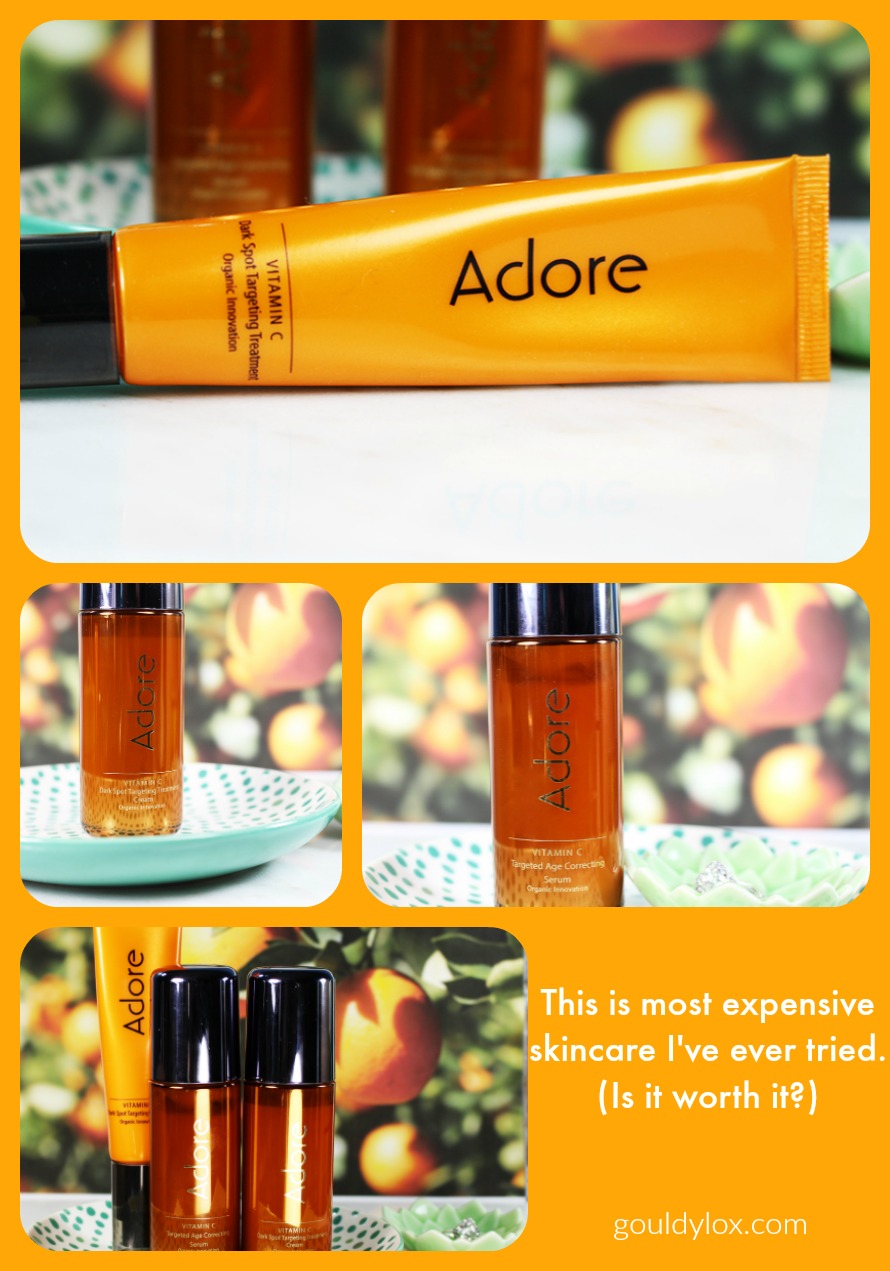 The most expensive skincare line I've ever tried. Adore Cosmetics