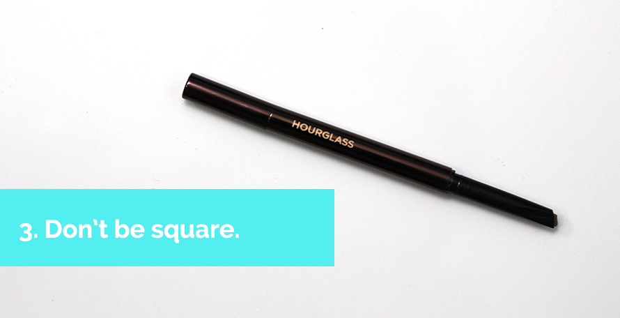 "Square brows are so last week." - my niece This is my favorite brow pencil of all time.